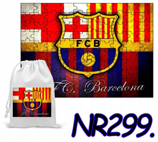 PUZZZLE 192 KUSOV BARCELONA FUTBALOVÝ DARČEK + TAŠKA S POTLAČOU